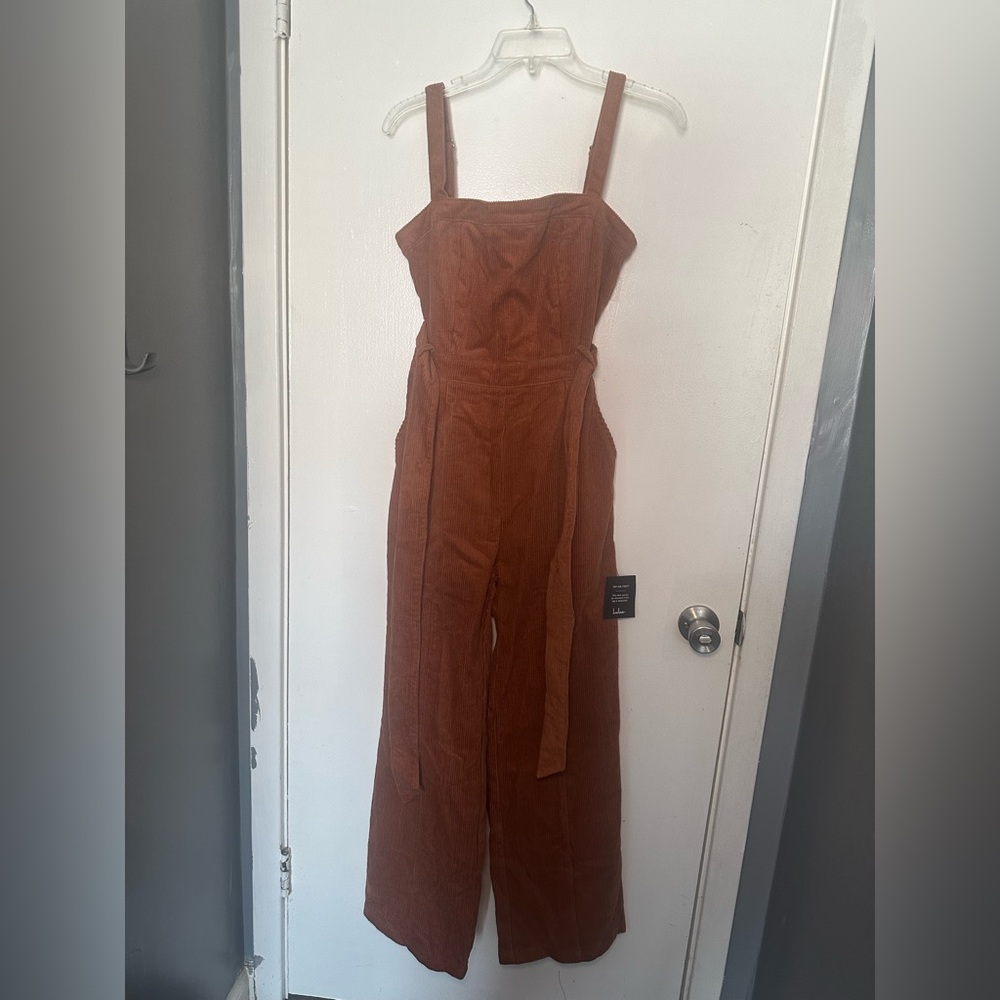 Lulu's Burnt Orange Jumpsuit - Picture 2 of 12